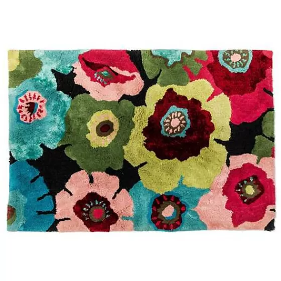 Always Flowers Bath Rug-MacKenzie-Childs New