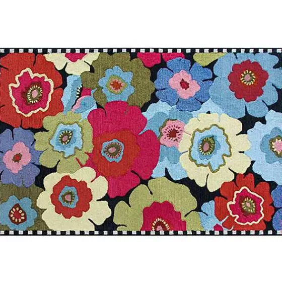 Always Flowers Indoor/Outdoor Rug - 5' x 8'-MacKenzie-Childs Cheap