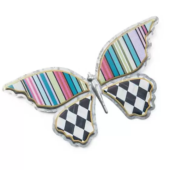 Always Flowers Small Outdoor Butterfly Wall Decor-MacKenzie-Childs Store