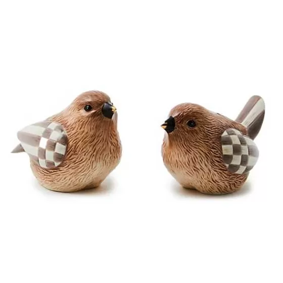 Autumnology Ceramic Bird Salt  Pepper Set-MacKenzie-Childs Hot