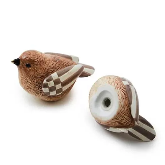 Autumnology Ceramic Bird Salt  Pepper Set-MacKenzie-Childs Hot