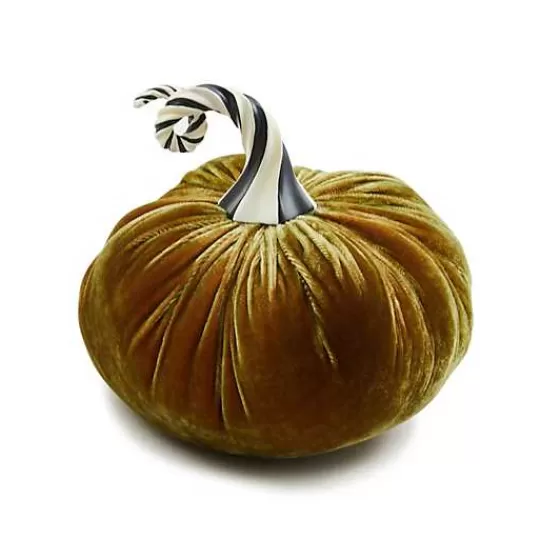 Autumnology Coffee Twisted Stem Velvet Pumpkin-MacKenzie-Childs Best Sale