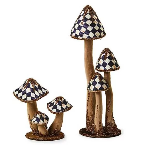 Autumnology Large Velvet Mushroom Trio-MacKenzie-Childs Cheap