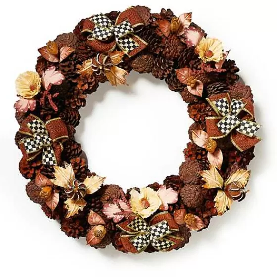 Autumnology Pinecone 18 Wreath-MacKenzie-Childs Sale