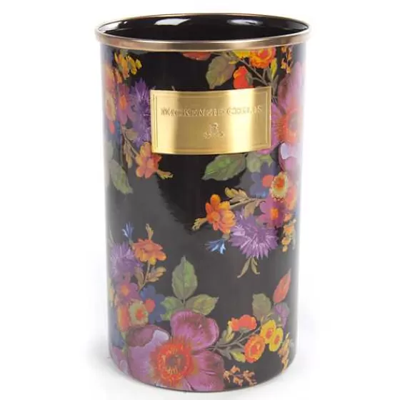 Black Flower Market Utensil Holder-MacKenzie-Childs Hot