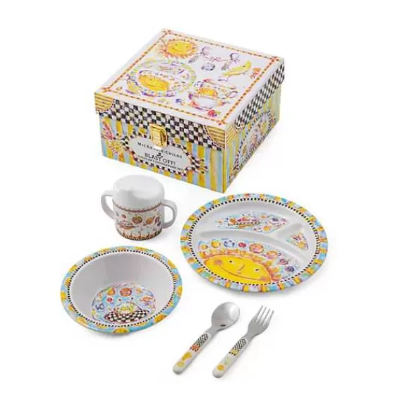 Blast Off! Toddler's Dinnerware Set-MacKenzie-Childs Flash Sale