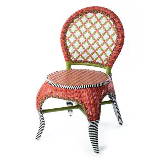 Breezy Poppy Outdoor Cafe Chair-MacKenzie-Childs Cheap