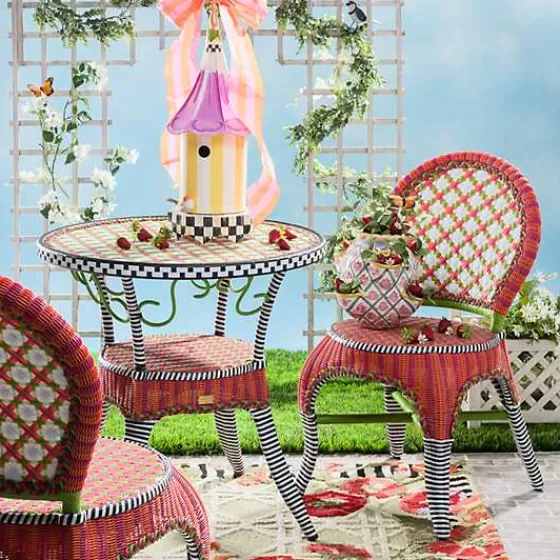 Breezy Poppy Outdoor Cafe Chair-MacKenzie-Childs Cheap