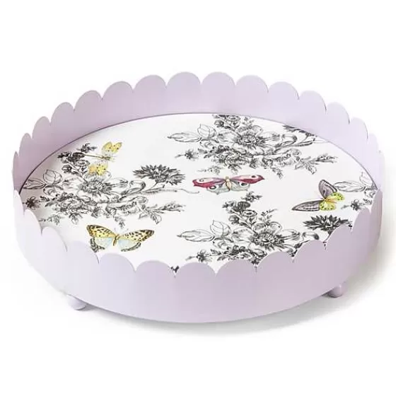 Butterfly Toile Tray-MacKenzie-Childs Cheap