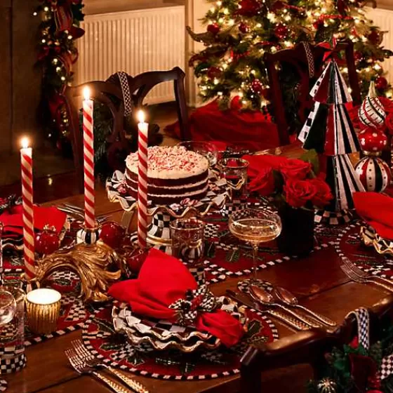 Candy Cane Dinner Candles, Set of 2-MacKenzie-Childs Store
