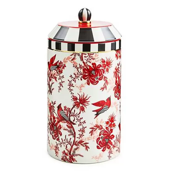 Cardinal Toile Canister-MacKenzie-Childs Fashion