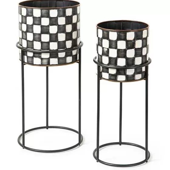 Check It Out Planters, Set of 2-MacKenzie-Childs Fashion