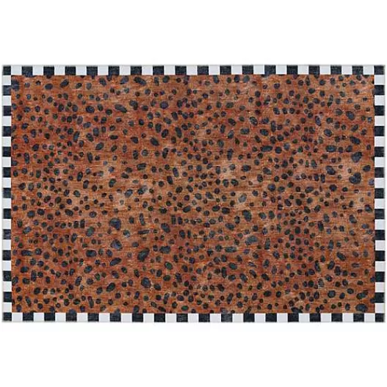 Cheetah 5' x 7'6 Washable Rug-MacKenzie-Childs Store