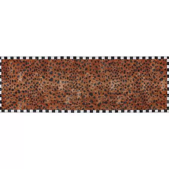 Cheetah 2'6 x 8' Washable Runner-MacKenzie-Childs Hot
