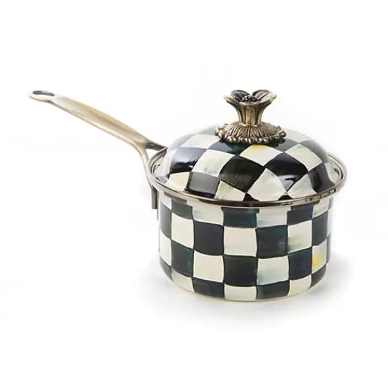 Courtly Check 1 Quart Saucepan-MacKenzie-Childs Fashion