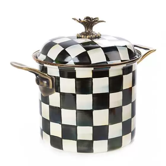 Courtly Check 7 Quart Stockpot-MacKenzie-Childs Store