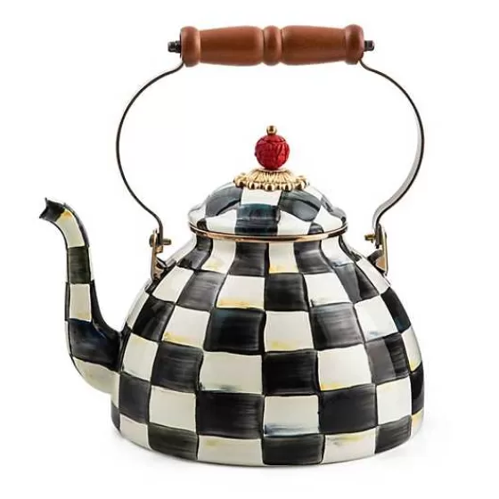 Courtly Check 3 Quart Tea Kettle-MacKenzie-Childs Best