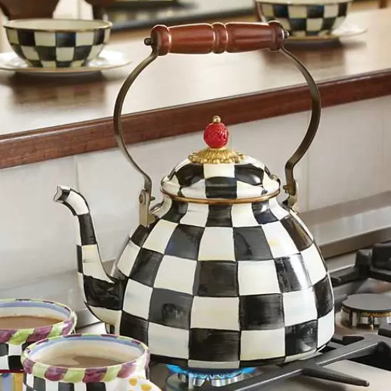 Courtly Check 3 Quart Tea Kettle-MacKenzie-Childs Best