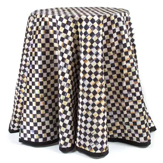 Courtly Check 90 Round Tablecloth-MacKenzie-Childs Shop