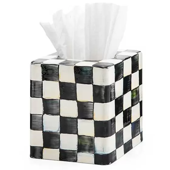 Courtly Check Boutique Tissue Box Cover-MacKenzie-Childs Shop