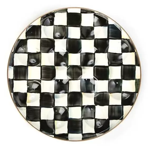 Courtly Check Egg Plate-MacKenzie-Childs Cheap