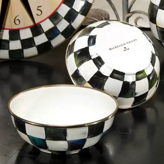Courtly Check Everyday Bowl-MacKenzie-Childs Sale