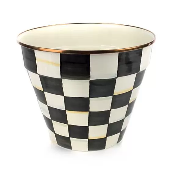 Courtly Check Extra Large Garden Pot-MacKenzie-Childs Flash Sale