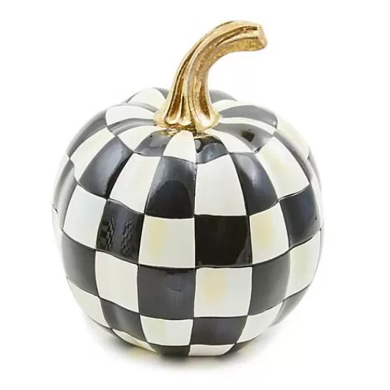 Courtly Check Glossy Mini Pumpkin-MacKenzie-Childs Online