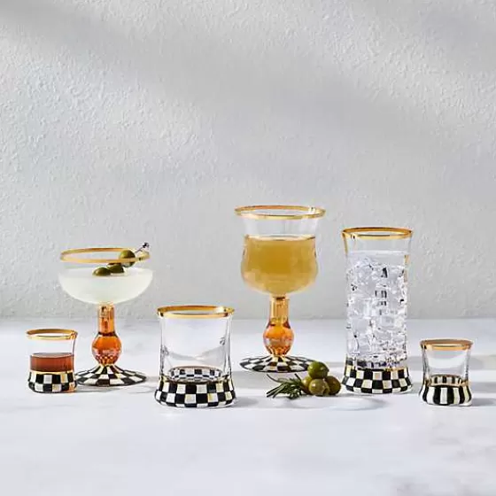 Courtly Check Highball Glass, Set of 2-MacKenzie-Childs Online