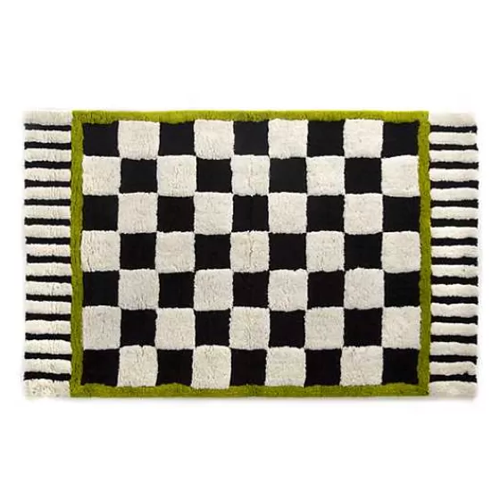 Courtly Check Large Bath Rug-MacKenzie-Childs Sale