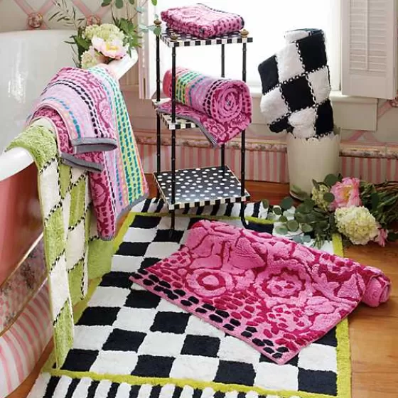 Courtly Check Large Bath Rug-MacKenzie-Childs Sale