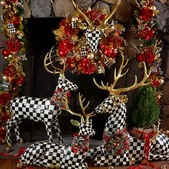 Courtly Check Large Deer-MacKenzie-Childs Cheap