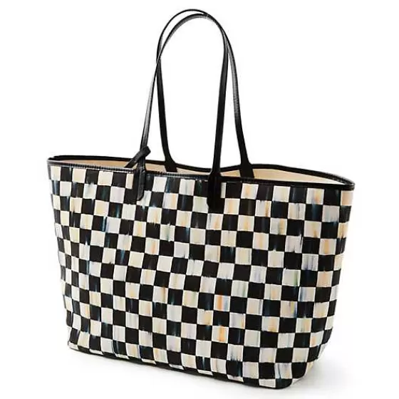 Courtly Check Marche Large Tote-MacKenzie-Childs Outlet