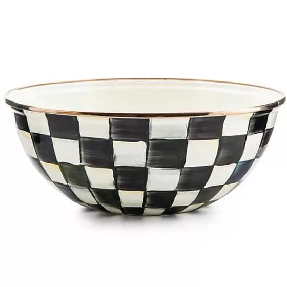 Courtly Check Medium Everyday Bowl-MacKenzie-Childs Cheap