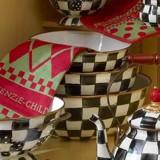 Courtly Check Medium Everyday Bowl-MacKenzie-Childs Cheap
