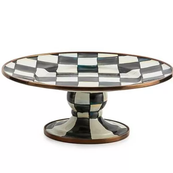 Courtly Check Mini Pedestal Platter-MacKenzie-Childs New