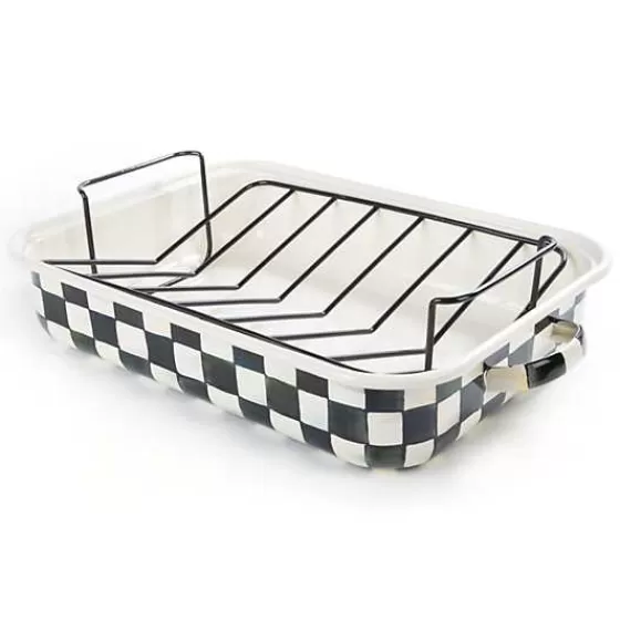 Courtly Check Roasting Pan with Rack-MacKenzie-Childs Shop