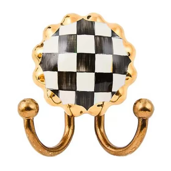 Courtly Check Round Hook-MacKenzie-Childs Outlet