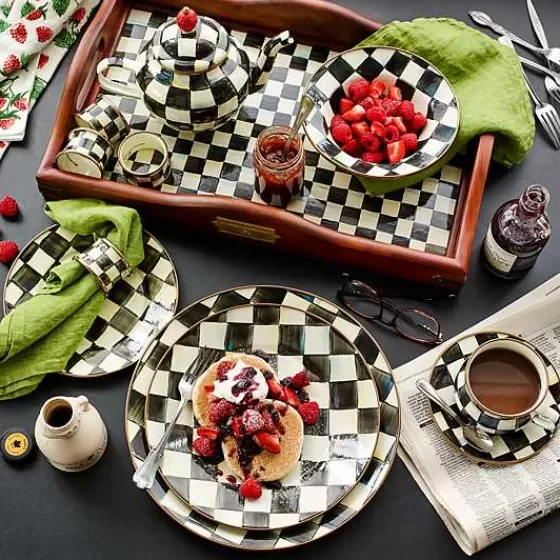 Courtly Check Salad/Dessert Plate-MacKenzie-Childs Flash Sale