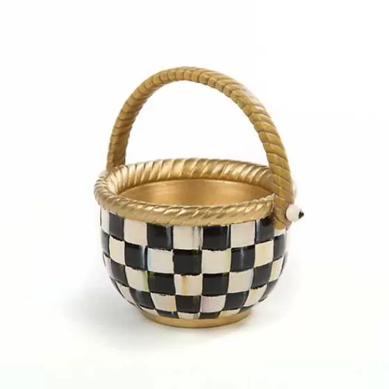 Courtly Check Small Basket-MacKenzie-Childs New