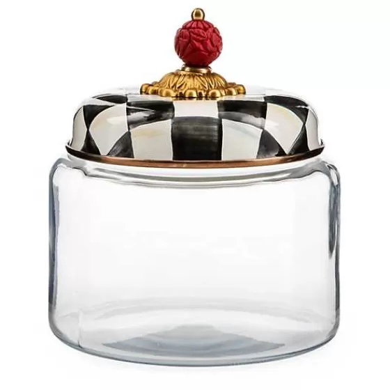 Courtly Check Small Kitchen Canister-MacKenzie-Childs Hot