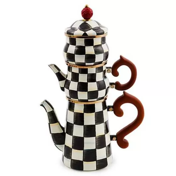 Courtly Check Stackable Coffee Set-MacKenzie-Childs Best Sale