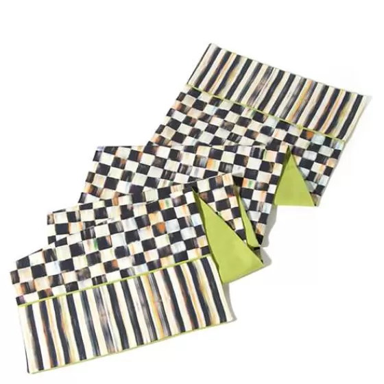 Courtly Check  Stripe Table Runner-MacKenzie-Childs Discount