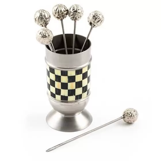 Courtly Check Supper Club Pick Set-MacKenzie-Childs Cheap