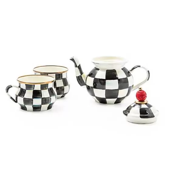 Courtly Check Tea Party Set-MacKenzie-Childs Cheap