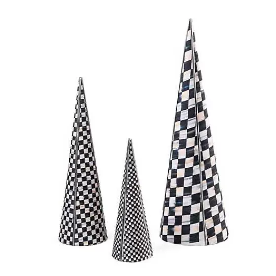 Courtly Cone Trees, Set of 3-MacKenzie-Childs Best Sale