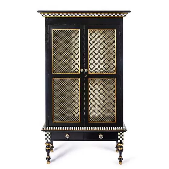 Courtly Criss-Cross Cabinet-MacKenzie-Childs Fashion