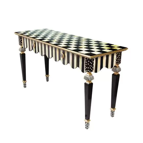 Courtly Stripe Console Table-MacKenzie-Childs Shop