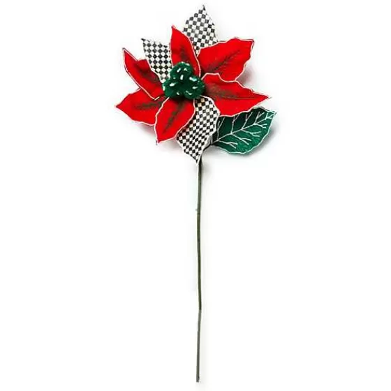 Cozy Christmas Poinsettia Stem-MacKenzie-Childs Discount