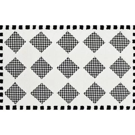 Houndstooth Check Diamond 2'3 x 3'9 Rug-MacKenzie-Childs Hot